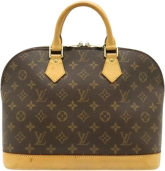 Louis Vuitton Pre-owned Handbags, female, Brown, Size: ONE SIZE Pre-owned Vintage Monogram Canvas Handbag