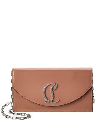 Christian Louboutin Loubi54 Patent Wallet On Chain