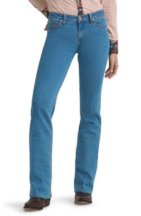 Wrangler x Lainey Wilson Mae Embellished Bootcut Jeans in Denim at Nordstrom, Size 25