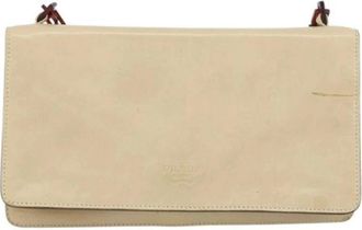 Prada Pre-owned Shoulder Bags, female, Beige, Size: ONE SIZE Pre-owned Vintage Shoulder Bag