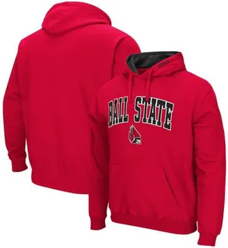 Colosseum Mens Colosseum Cardinal Ball State Cardinals Arch and Logo Pullover Hoodie at Nordstrom, Size Medium