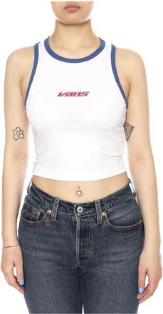 Vans Retro Speed Tank - Dames - Tops zonder mouwen - Wit - S - Katoen - Tops