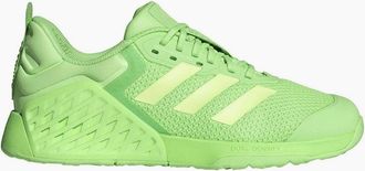adidas Womens Dropset 3 Lace Up Flat Sneakers - Green - Size: 5.5
