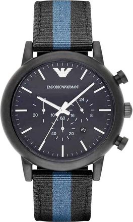 Emporio Armani Herenhorloge Kwarts Zwart