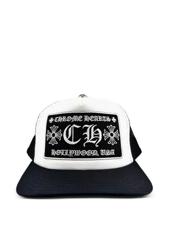 Chrome Hearts Cappello da baseball CH Hollywood - Bianco