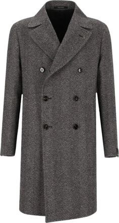 Tagliatore Cappotto in Lana Vergine - Coats - Hombre - Gris - XL