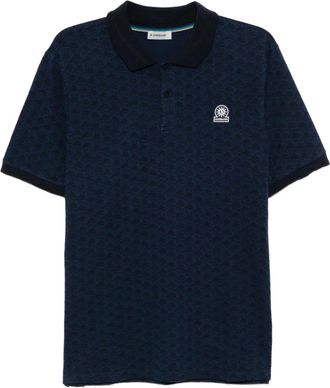Sandbanks Polo con monogramma jacquard - Verde