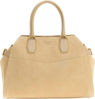 Guess Yulia Small Satchel - Dames - Handtassen - Beige - ONE Size - Tassen