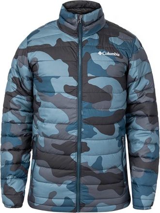 Columbia Heren Powder Jas - Heren - Winterjassen - Blauw - S - Polyester - Jassen
