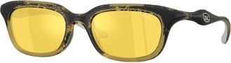 Diesel DL3013U 2030V9 Mens Sunglasses Yellow Size 50