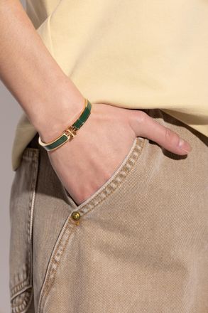 Tory Burch Bracelet With Logo, Womens, Gold