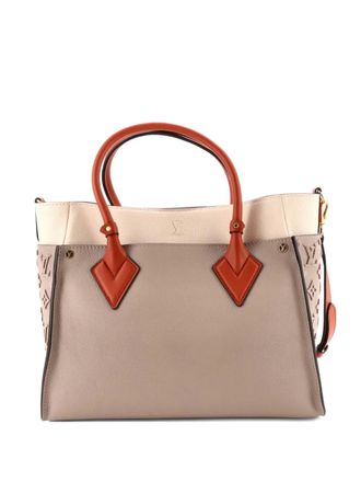 Louis Vuitton On My Side Monogram Tuffetage Leather MM tote bag - Beige