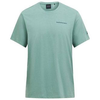 Peak Performance Explore Logo Tee T-Shirt f&uuml;r Herren | t&uuml;rkis