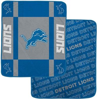 Pegasus Sports Detroit Lions Nfl Team Reversible Fleece Blanket