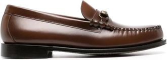 G.H. Bass & Co. Lincoln Moc Leren Schoenen - Heren - Loafers - Bruin - 46 EU - Schoenen