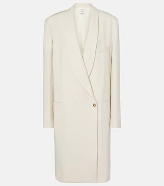 Calvin Klein Evelyn double-breasted wool coat