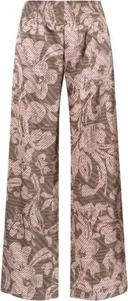 Maliparmi Sweet Foliage Trouser - Trousers - Mujer - Multicolor - 2XL