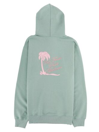 Dr&ocirc;le de Monsieur Slogan Palmiers Sweatshirt - Green