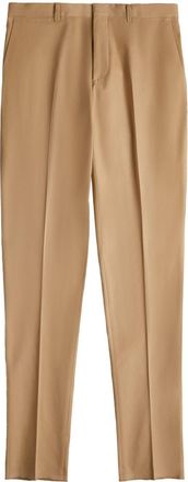 Tod's pressed-crease tapered trousers - men - Cotton - XXXL - Neutrals