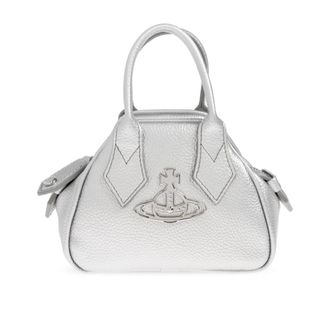 Vivienne Westwood Tassen, Dames, Grijs, ONE Size, Leer, Yasmine Mini handtas
