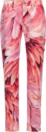 Roberto Cavalli Jeans con stampa - Rosa