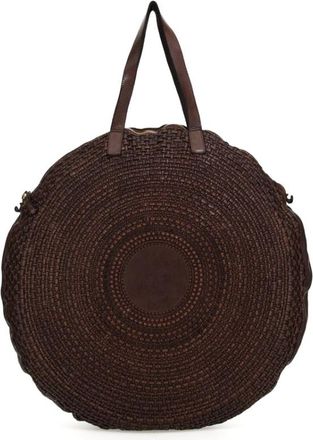 Campomaggi Handbags, female, Brown, ONE SIZE, Round Shopper