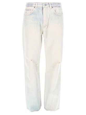 Our Legacy Light Wash Third Cut Distressed Denim Jeans