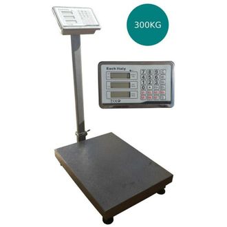 Trade Shop Trade Shop - Bilancia Industriale Da Terra Con Piattaforma Display Digitale Peso 300 Kg