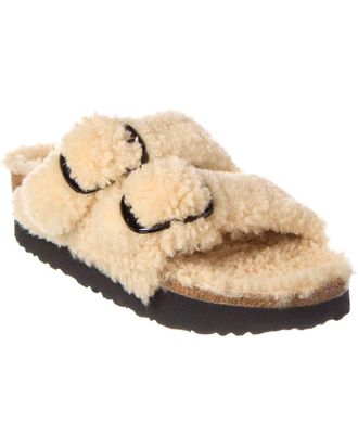 Birkenstock Papillio By Birkenstock Arizona Big Buckle Narrow Shearling Sandal