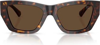 Burberry Cat-eye Zonnebril - unisex - Zonnebrillen - Bruin - 54 MM - Nylon - Accessoires