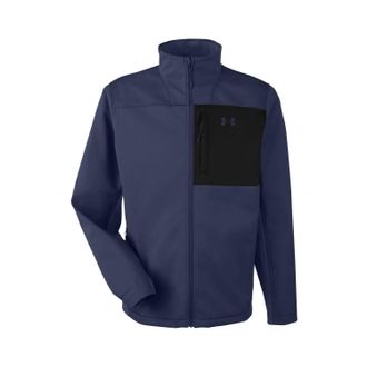 Under Armour Mens Coldgear Infrared Shield 2.0 Soft Shell Jacket In Midnight Navy