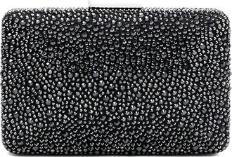 Twentyfourhaitch Clutch con decorazione a catena - Nero
