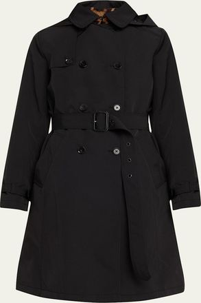 Jane Post Water-Repellent Trench Coat with Detachable Wool Lining