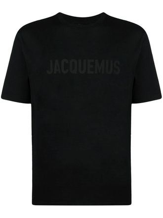 Jacquemus Le T-Shirt Typo Top - Mens - Cotton/Spandex/Elastane