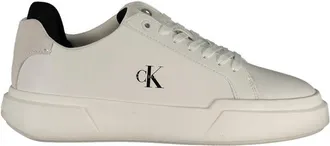 Calvin Klein White Polyester Athletic Womens Sneakers