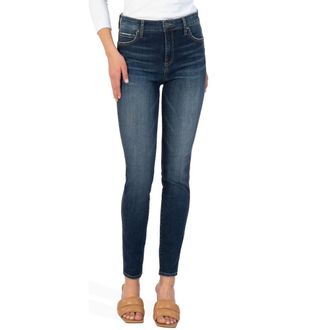 Kut from the Kloth Mia Fab Ab High Waist Toothpick Skinny Jeans in Legacy Wash at Nordstrom, Size 0