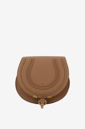 Chloé Schultertasche aus genarbtem Leder Marcie Small