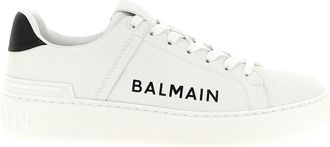 Balmain Bicolor Calfskin Low Top Mens Sneakers