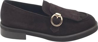 Luca Grossi Mocas&iacute;n con hebilla Monk - Shoes - Mujer - Marr&oacute;n - 40 EU