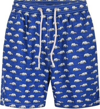 MC2 Saint Barth Lighting Micro Fantasy Zwemset Ultralight - Heren - Strandmode - Blauw - L - Polyester - Badmode