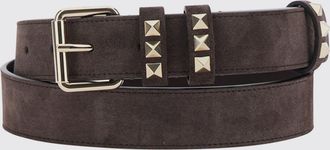 Valentino Garavani Cintura Rockstud in pelle scamosciata con borchie applicate