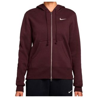 Nike Sportswear Phoenix FleeceFull-Zip Hoodie Freizeitjacke f&uuml;r Damen | rot