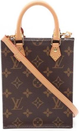 Louis Vuitton Pre-owned Monogram Canvas Handbag - Dames - Vintage Handtas - Bruin - ONE Size - Vintage