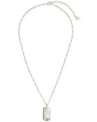 Sterling Forever Virgo Constellation Dog Tag Necklace