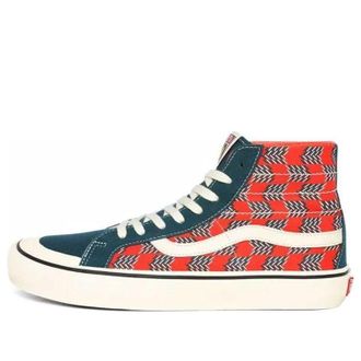 Vans Mod Checkerboard SK8-Hi 138 Decon Sf Red Blue VN0A3MV122N