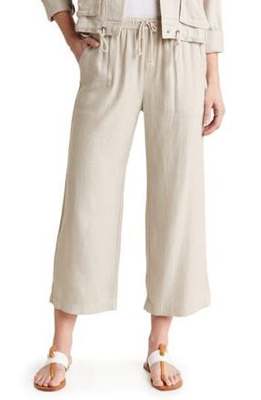 Splendid Sorrento Crop Wide Leg Pants in Almond at Nordstrom Rack, Size X-Small