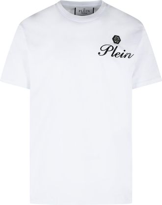 Philipp Plein White Cotton T Shirt