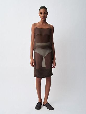 Calvin Klein Falda Transparente Mabel