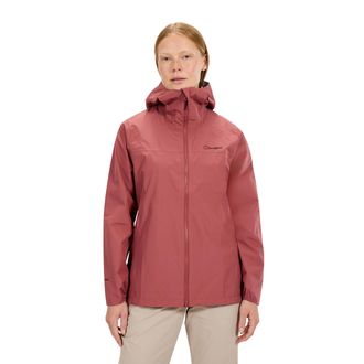 Berghaus Funktionsjacke BERGHAUS W DELUGE PRO 3.0 JKT, Damen, Gr. XXL, corundum, Obermaterial: 100% Polyester, Jacken Funktionsjacke, wasserdichtes Hydroshell-