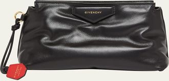 Givenchy Antigona Slouchy Clutch Bag in Leather
